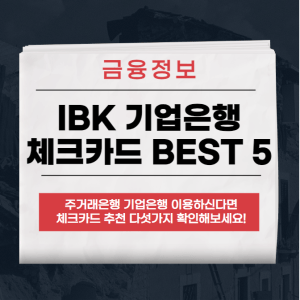 IBK 체크카드