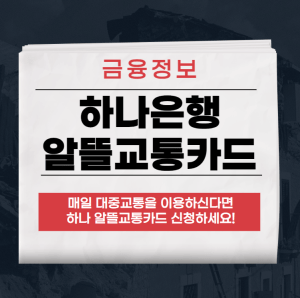 하나 알뜰교통카드