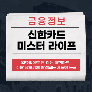 신한카드 미스터 라이프