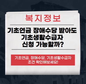 기초연금 장애수당