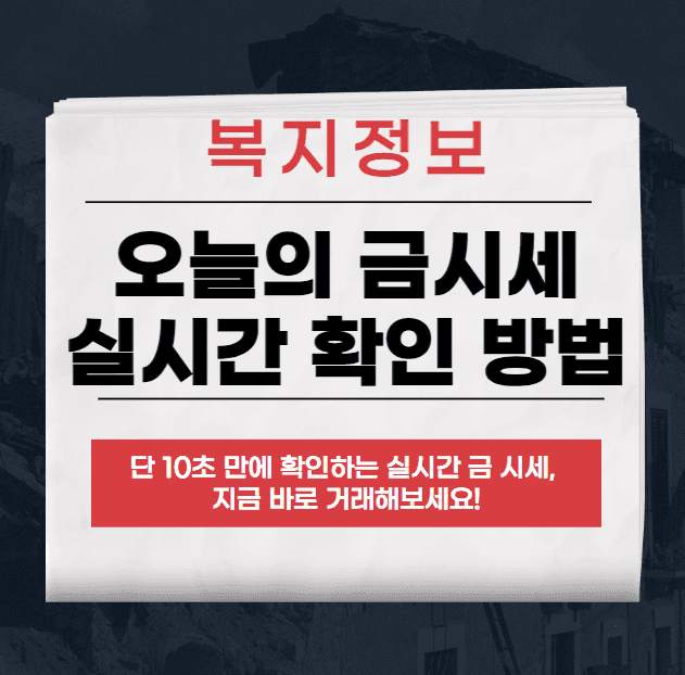 오늘의 금시세