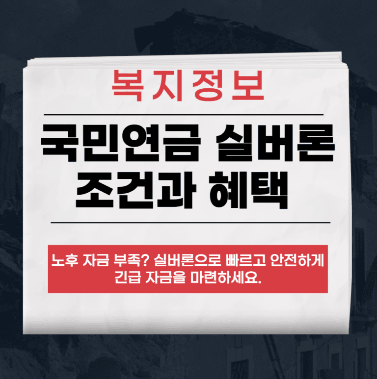 국민연금 실버론